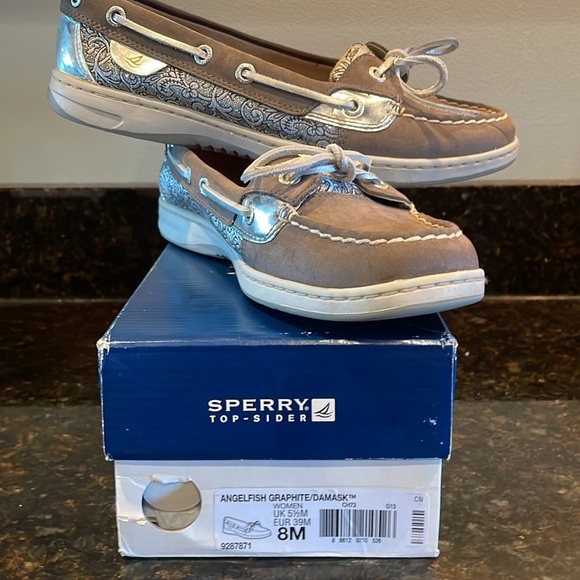 Sperry Angelfish Boat Shoe graphite/Damask - Picture 6 of 6